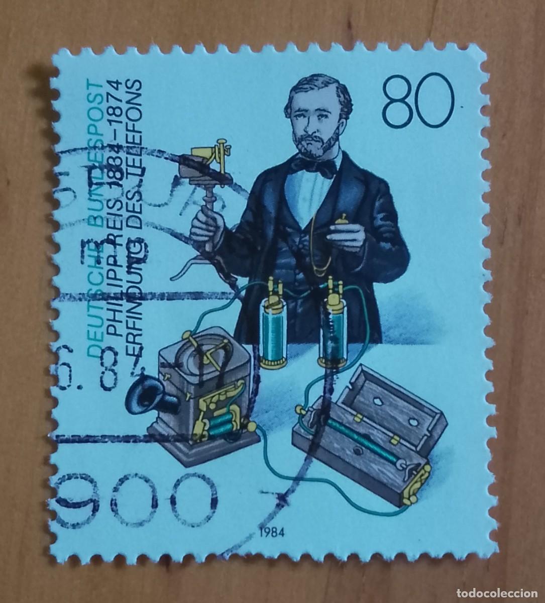 Sellos: ALEMANIA - V/F 80 - A&Ntilde;O 1984 - CL ANIVERSARIO NACIMIENTO DE PHILIPP REIS - YV 1030