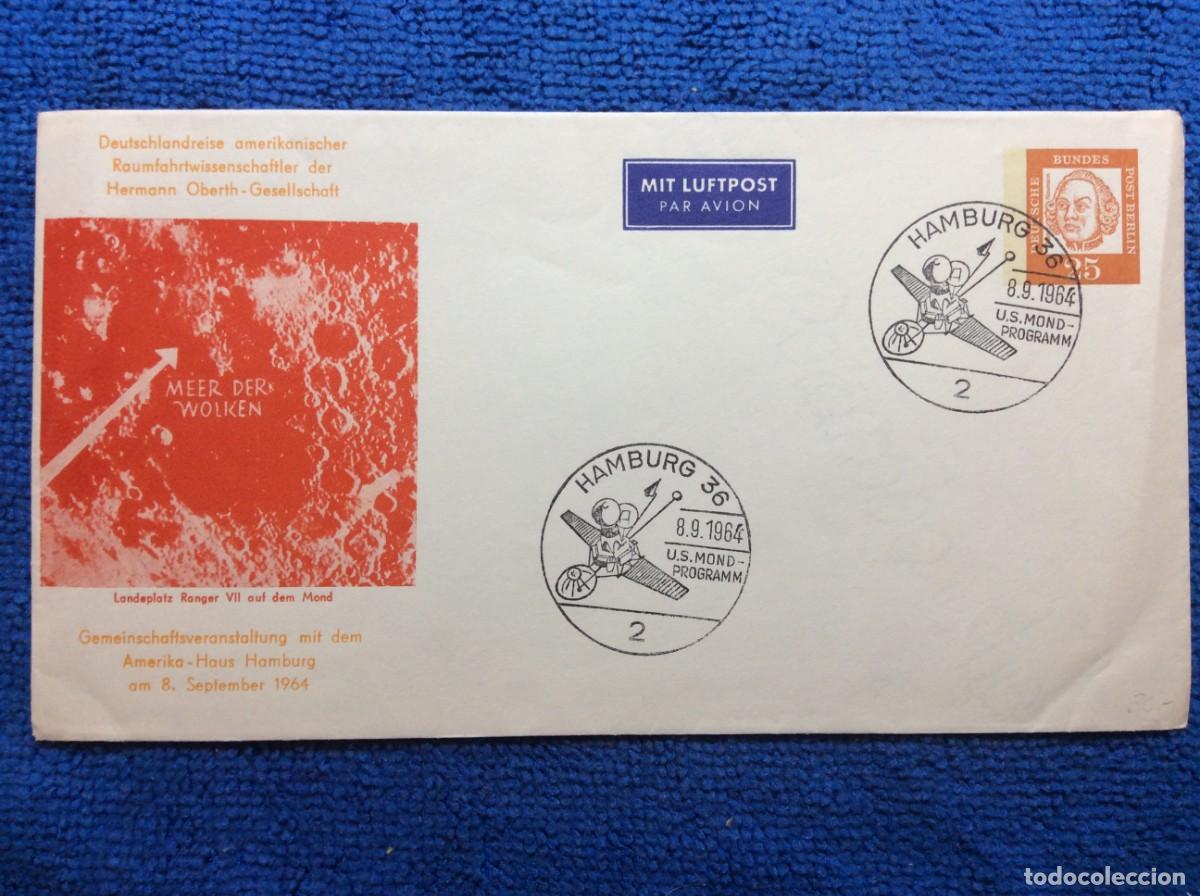 Sellos: ALEMANIA (BERL&Iacute;N). 1964 ENTERO POSTAL. MATASELLOS INTERESANTE (1DDI94)