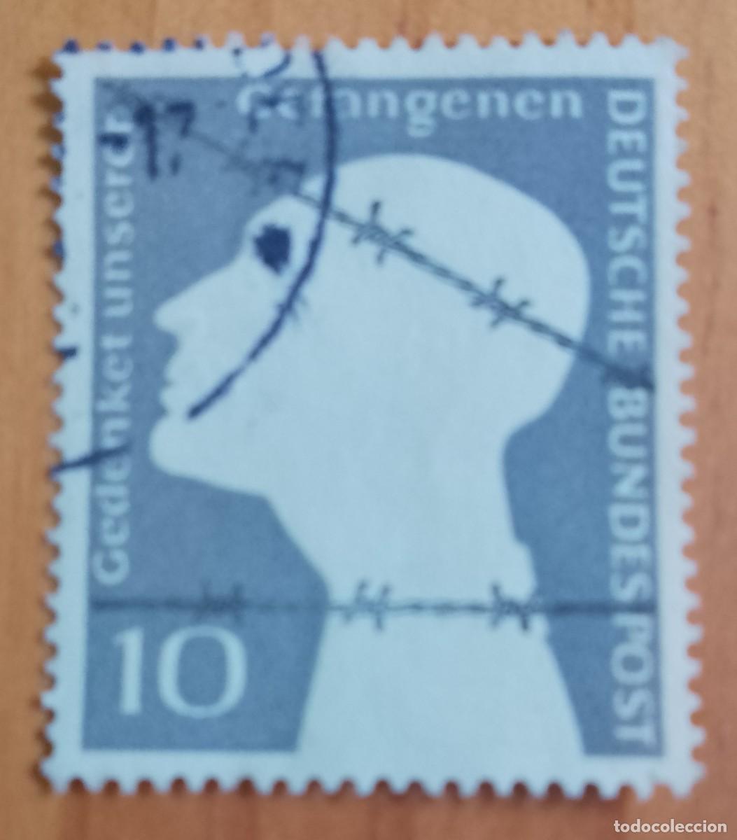 Sellos: ALEMANIA - V/F 10 - A&Ntilde;O 1953, RECUERDEN A NUESTROS PRISIONEROS