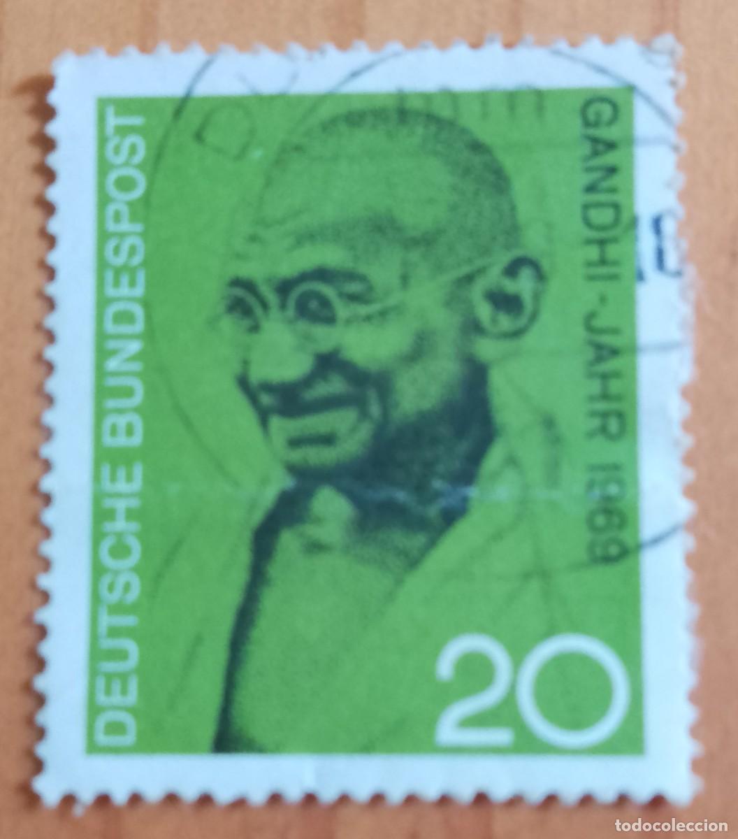 Sellos: ALEMANIA - V/F 20 - A&Ntilde;O 1969 - GANDHI