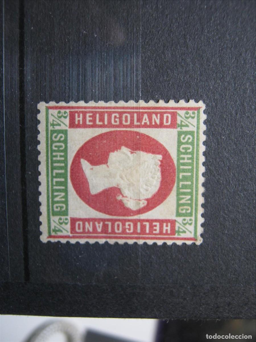 Francobolli: ALEMANIA ESTADO HELIGOLAND YVERT 7 MH* LUJO.