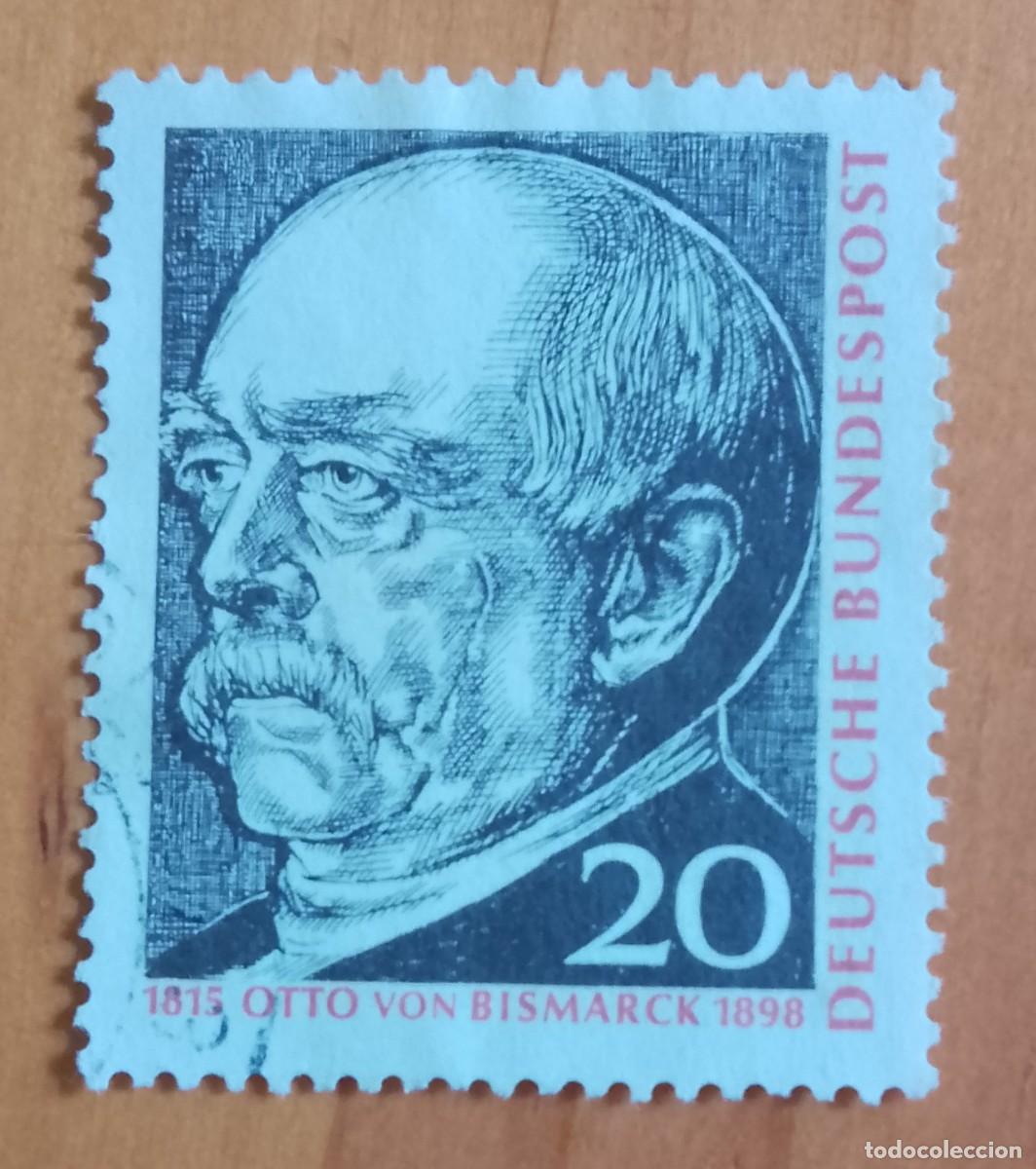 Sellos: ALEMANIA - V/F 20 - A&Ntilde;O 1965 - 150&ordm; ANIVERSARIO DEL NACIMIENTO DE OTTO VON BISMARK 1815.1898