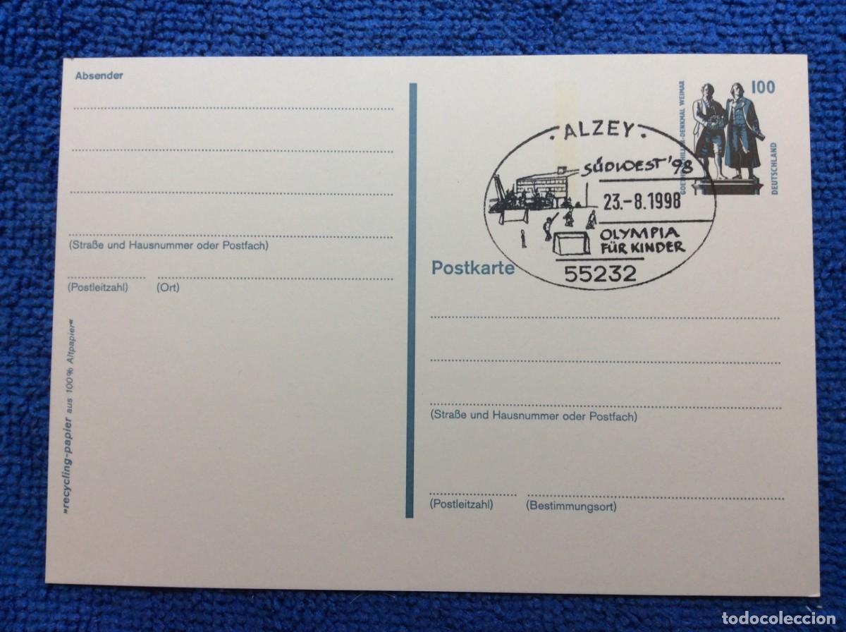 Sellos: ALEMANIA. 1988 TARJETA CONMEMORATIVA. MATASELLOS INTERESANTE (1DDF97)