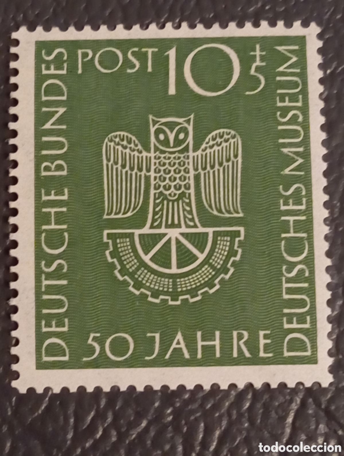 Sellos: Alemania Occidental 1953 - Sello 50 Aniv Deutsches Museum - Michel 163 MH