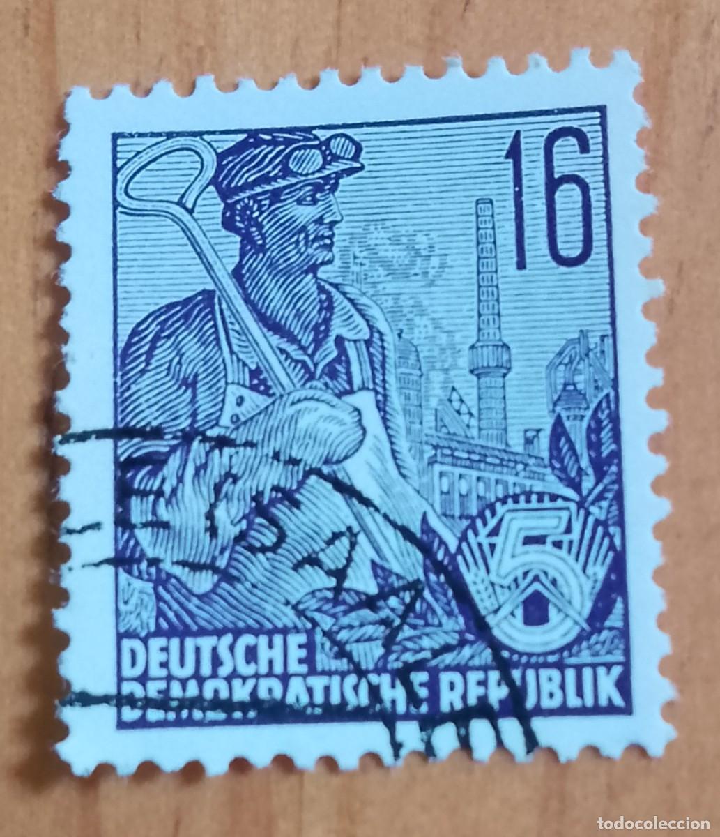 Sellos: ALEMANIA, DDR -V/F 16 . OFICIOS