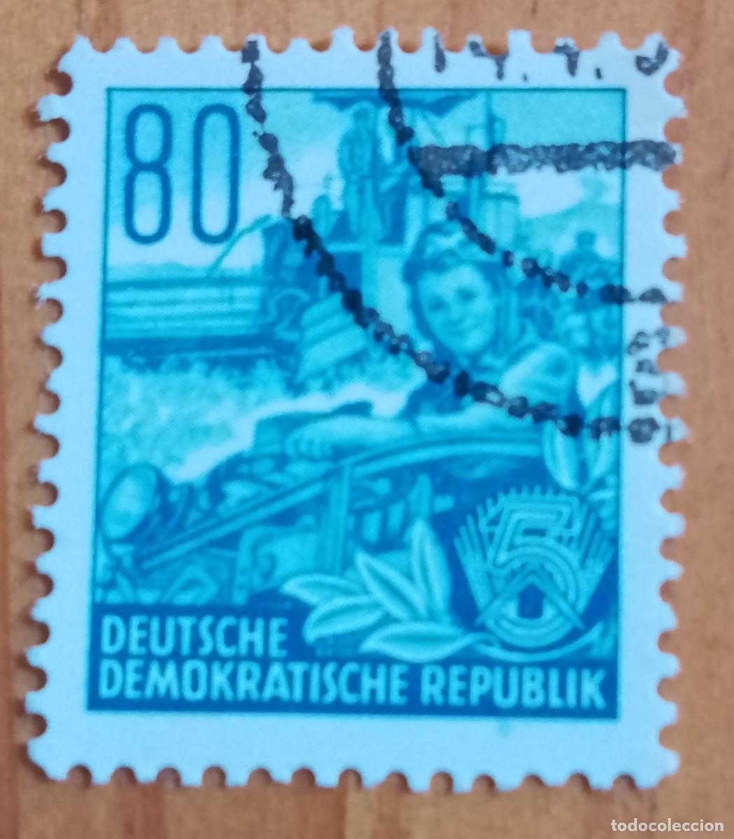 Sellos: ALEMANIA, DDR -V/F 80 - OFICIOS