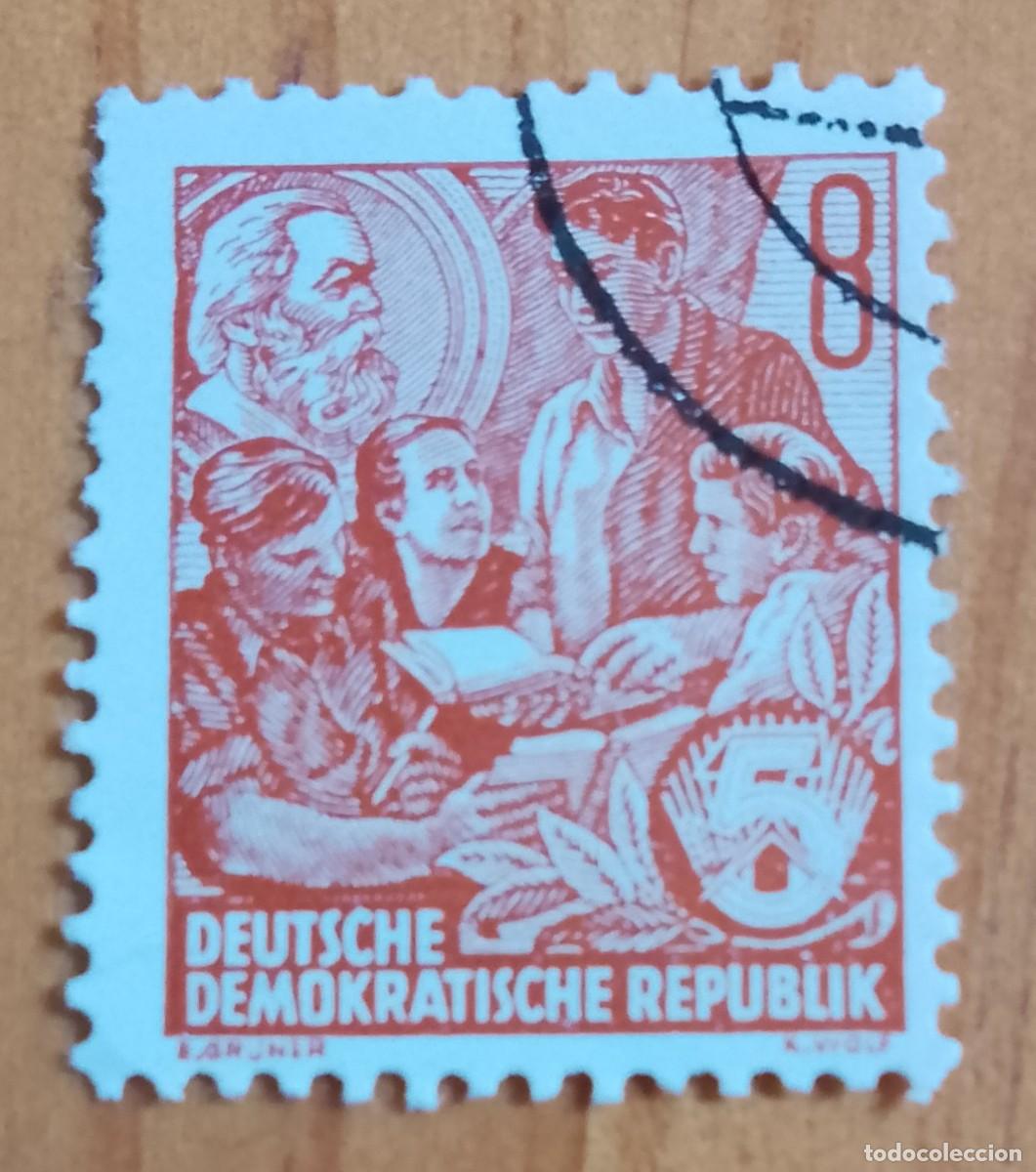 Sellos: ALEMANIA, DDR -V/F 8 - OFICIOS