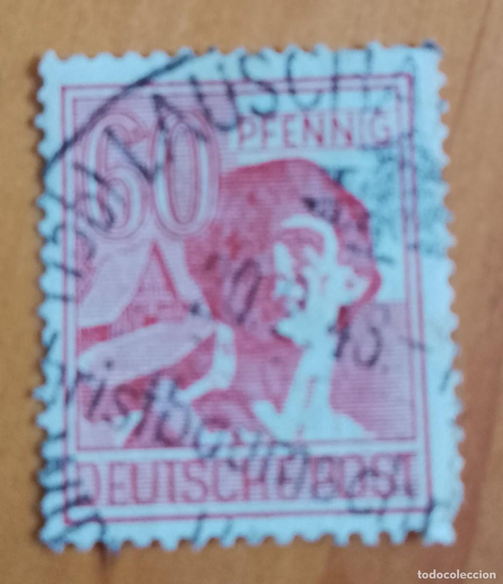 Sellos: ALEMANIA - V/F 6 PFENNIG