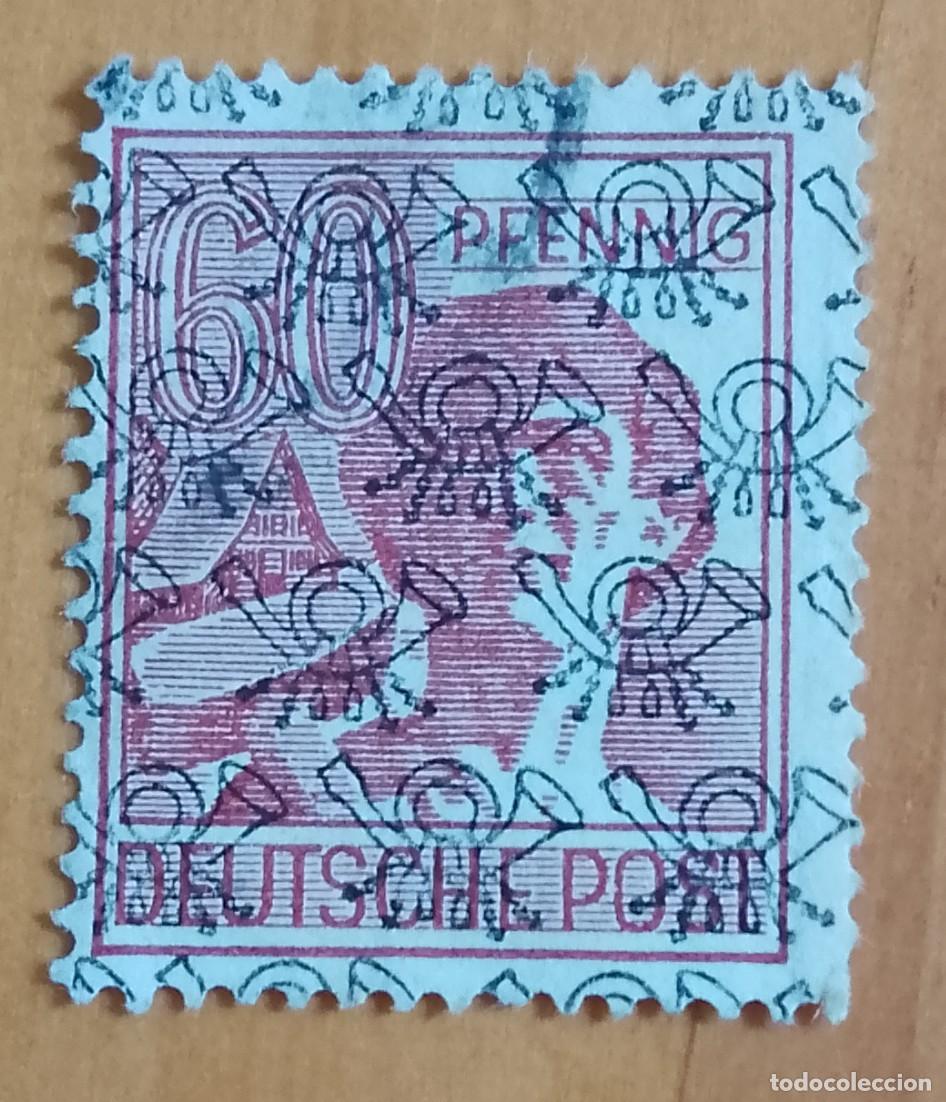Sellos: ALEMANIA - V/F 60 PFENNIG