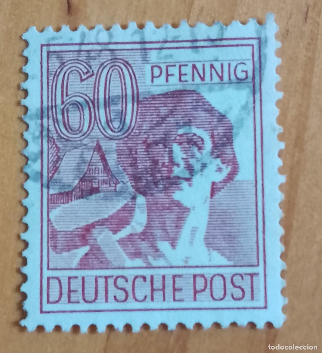 Sellos: ALEMANIA - V/F 60 PFENNIG