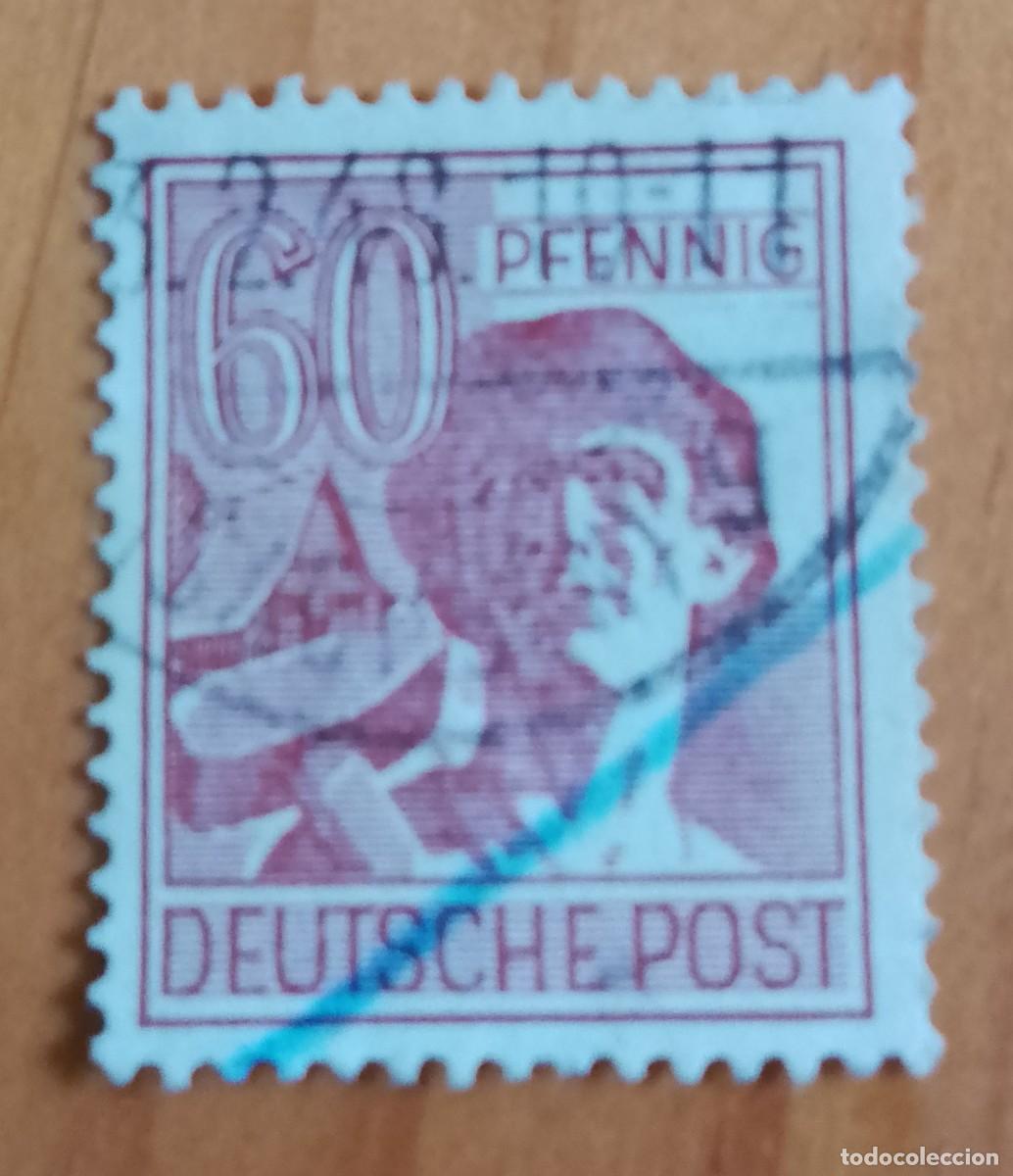 Sellos: ALEMANIA - V/F 60 PFENNIG