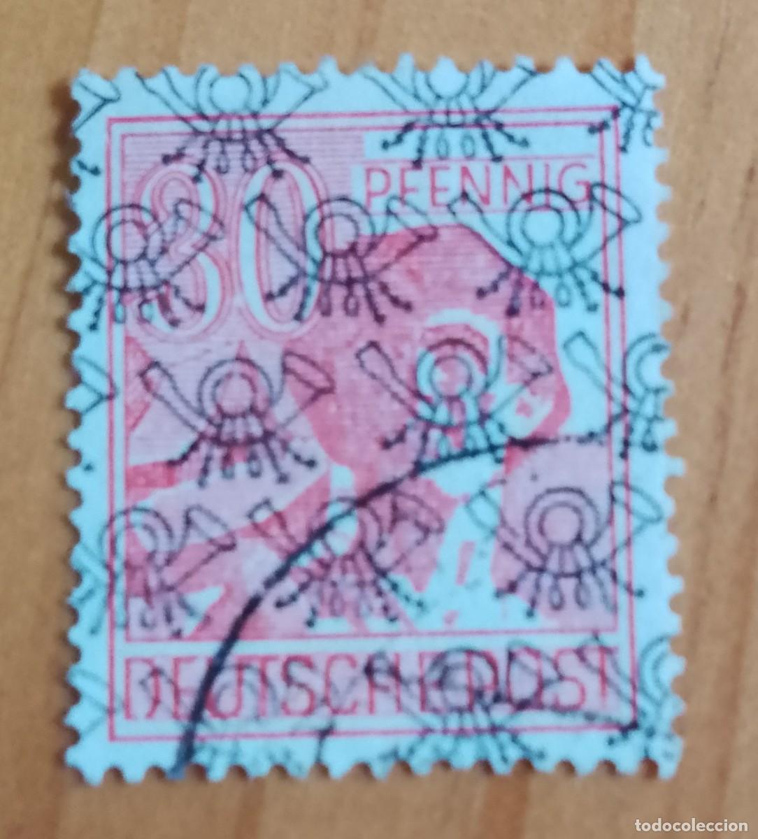 Sellos: ALEMANIA - V/F 80 PFENNIG