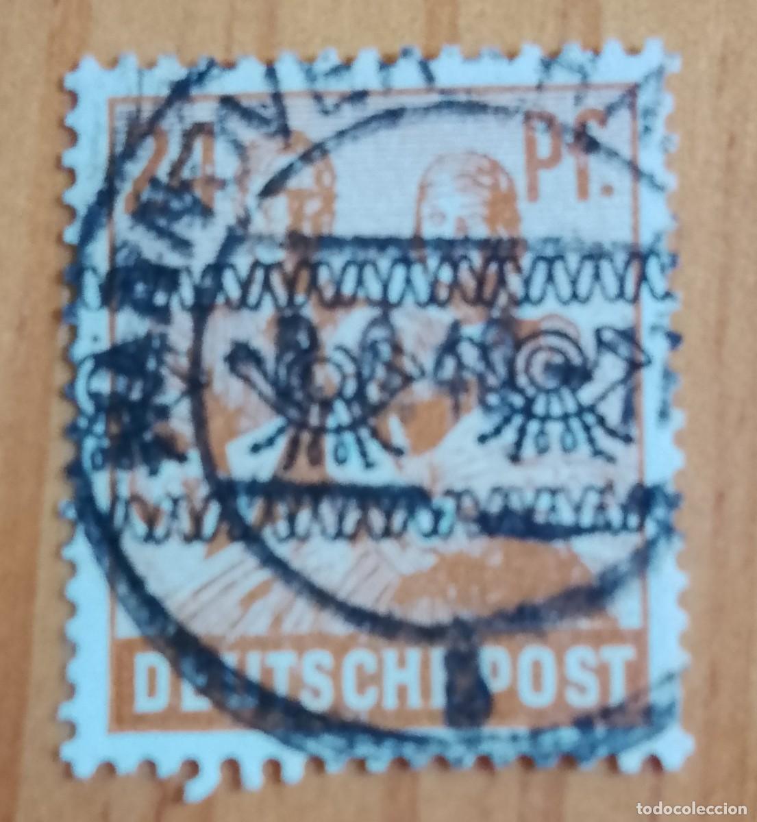 Sellos: ALEMANIA - V/F 24 PF. PFENNIG - OFICIOS, PAREJA