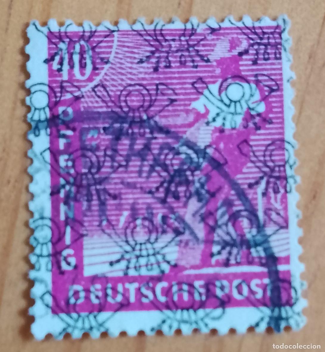 Sellos: ALEMANIA - V/F 40 PFENNIG - A&Ntilde;O 1946 - OFICIOS, SEMBRADOR
