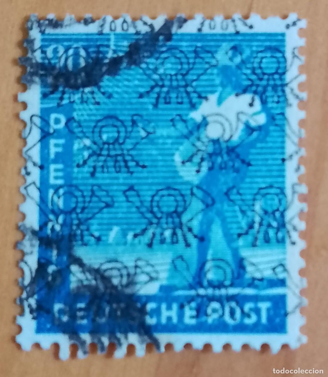 Sellos: ALEMANIA - V/F 20 PFENNIG - A&Ntilde;O 1946 - OFICIOS, SEMBRADOR
