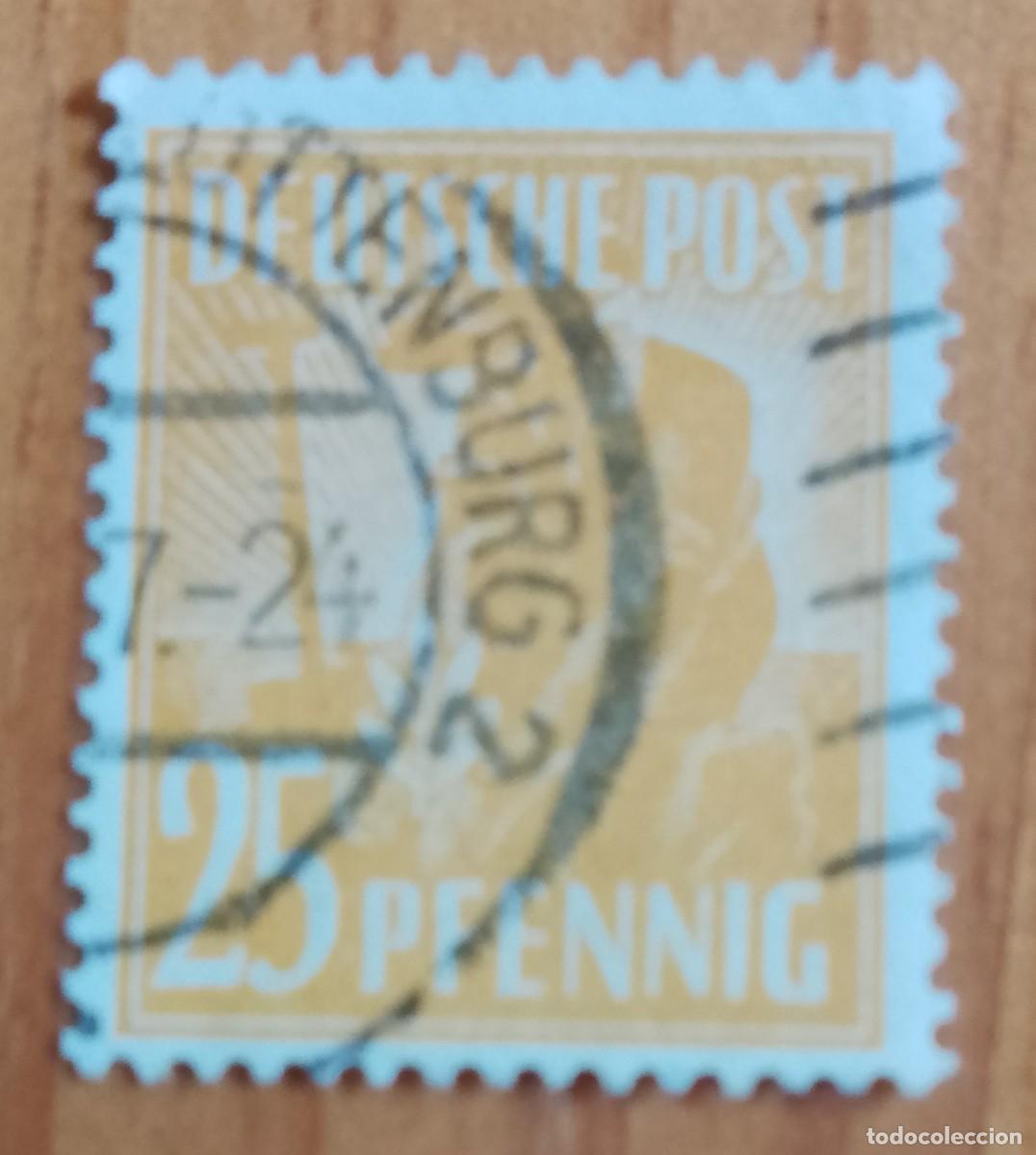Sellos: ALEMANIA - V/F 25 PFENNIG - A&Ntilde;O 1946 - OFICIOS