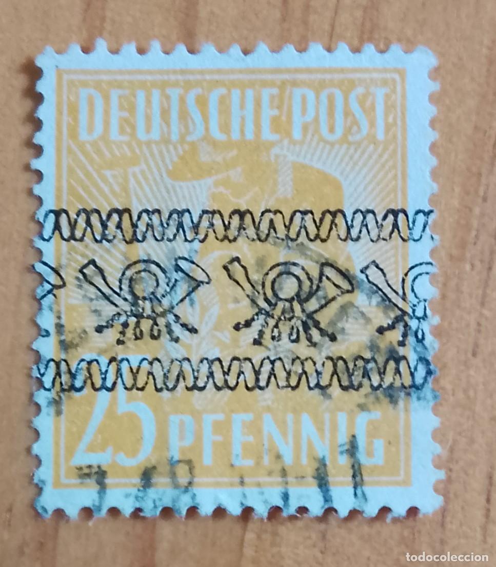 Sellos: ALEMANIA - V/F 25 PFENNIG - A&Ntilde;O 1946 - OFICIOS
