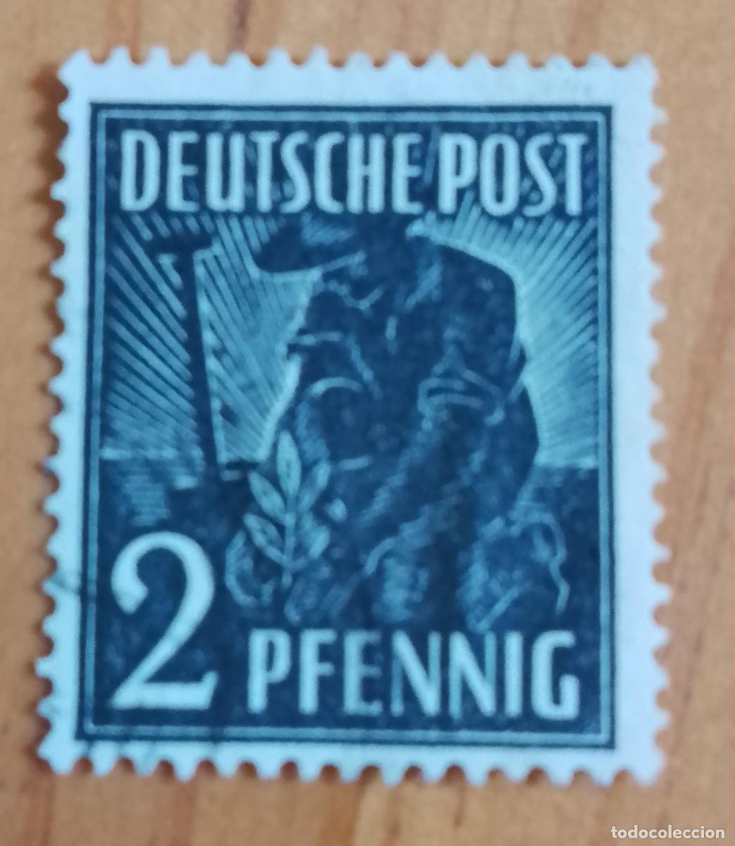 Sellos: ALEMANIA - V/F 2 PFENNIG - A&Ntilde;O 1946 - OFICIOS