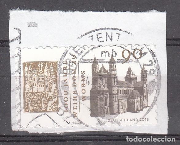 Sellos: ALEMANIA 2018 - CONSAGRACION DE LA CATEDRAL DE WORMS - USADO