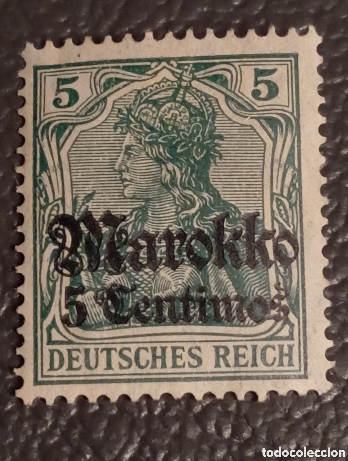 Sellos: Sello Marruecos Correos Alemanes 1911 Germania 5c MH Cat N&ordm; 47