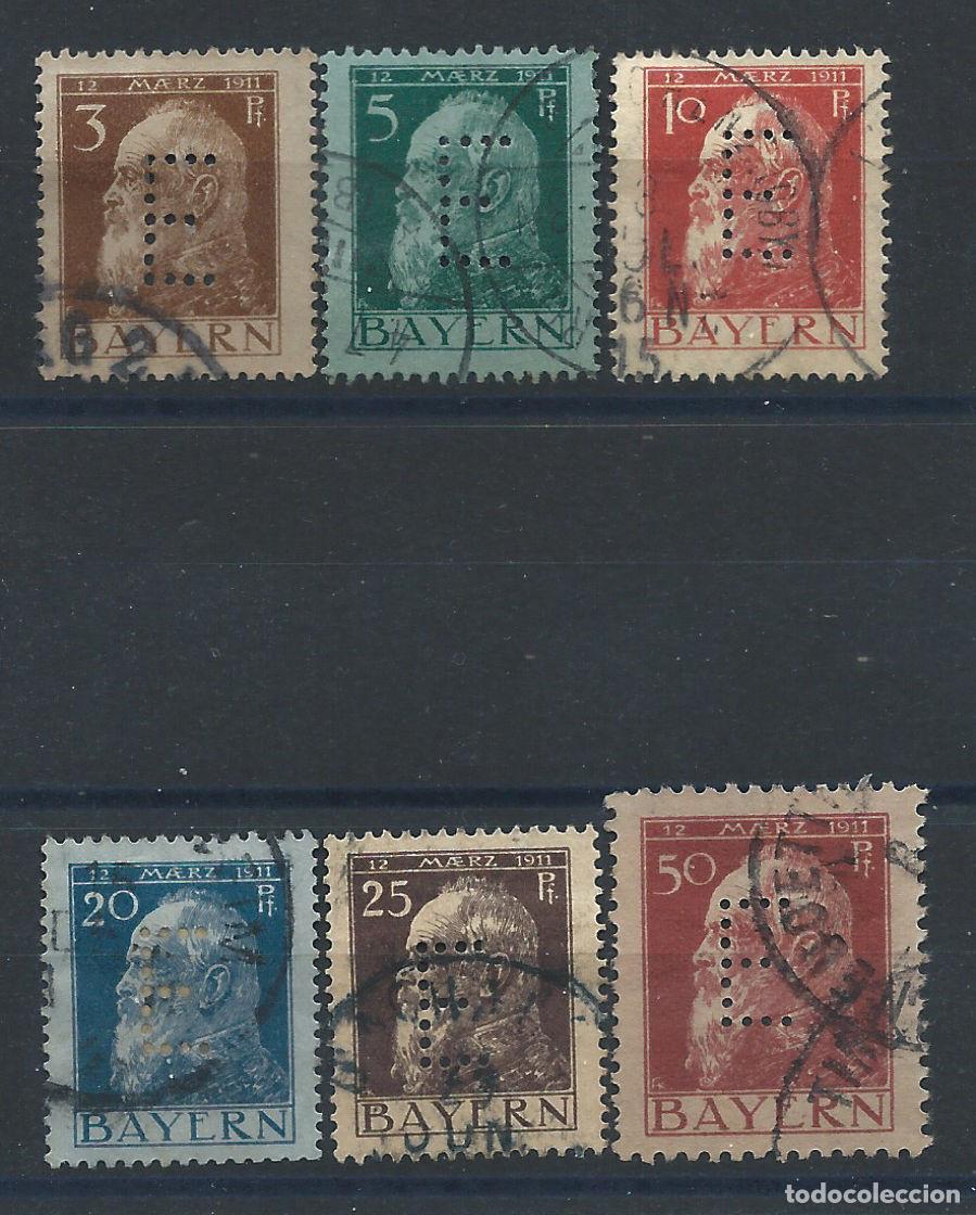 Sellos: Allemagne - Bayern Service N&deg;6/11 Obl (FU) 1912 - Prince r&eacute;gent Luitpold