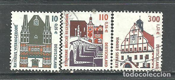 Sellos: ALEMANIA FEDERAL 2000 - MICHEL NRO. 2139-41 - USADO