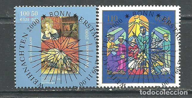 Sellos: ALEMANIA FEDERAL 2000 - MICHEL NRO. 2151-52 - MATASELLADO