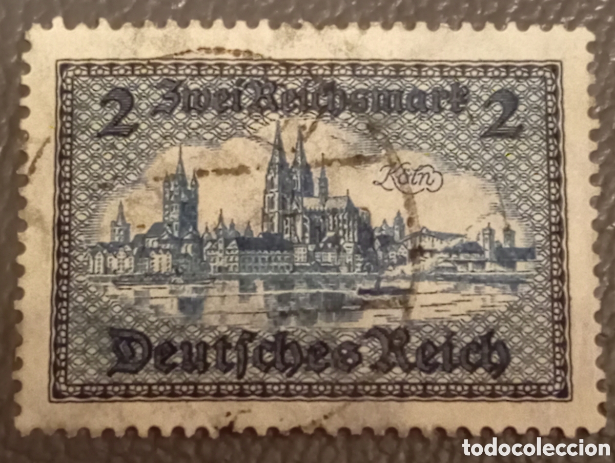 Sellos: Sello Alemania 1930 Michel 440 Usado - 2 Reichsmark Colonia
