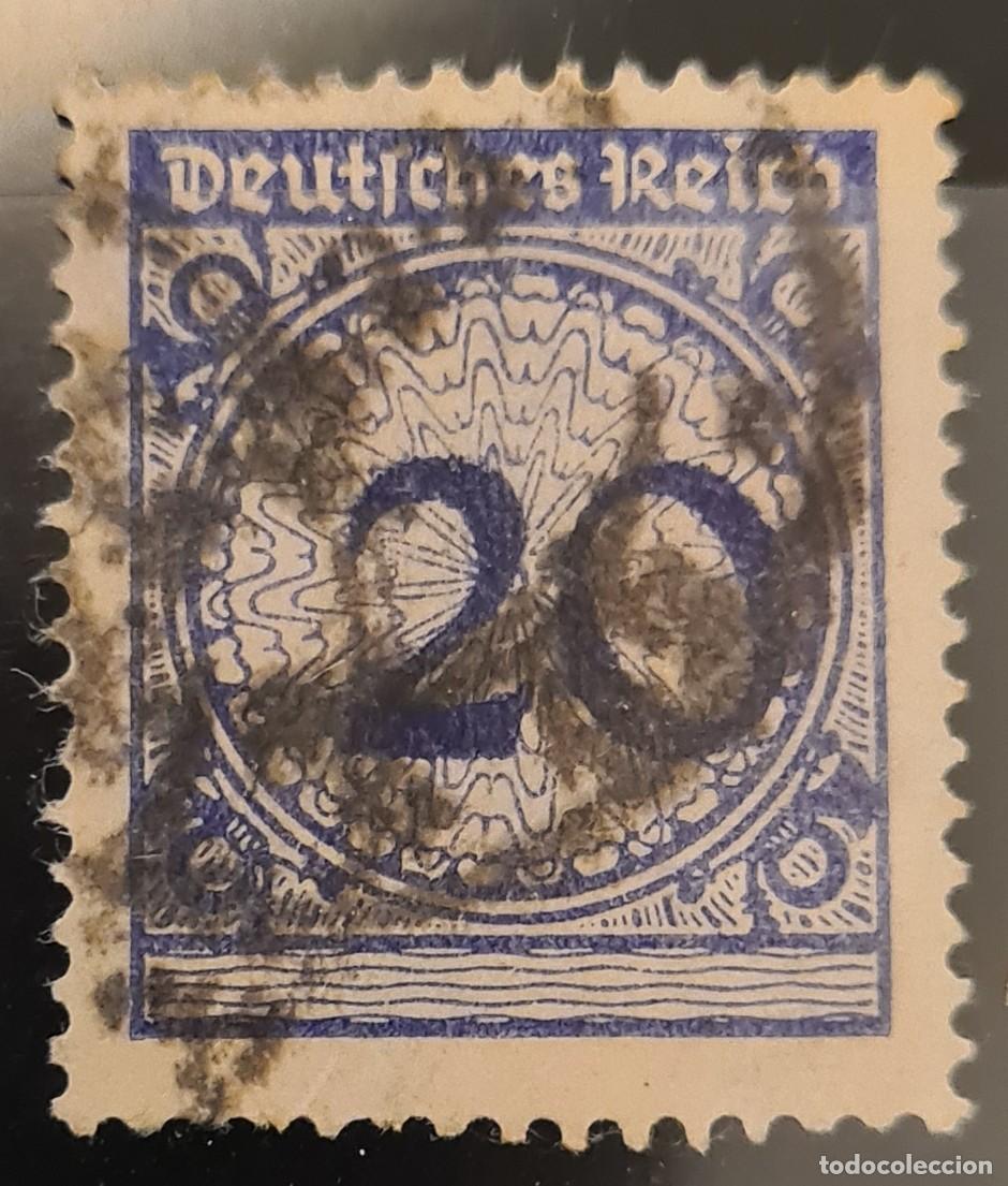 Sellos: Sello usado de Alemania 1923