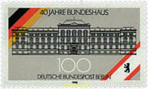 Sellos: 64854 MNH ALEMANIA. Berl&iacute;n 1990 40 ANIVERSARIO DEL PARLAMENTO FEDERAL EN BERLIN