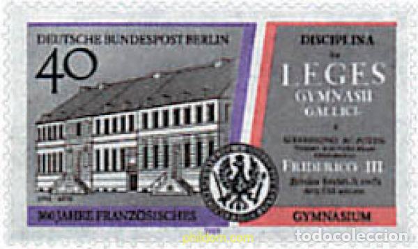 Sellos: 64845 MNH ALEMANIA. Berl&iacute;n 1989 3 CENTENARIO DEL LICEO FRANCES DE BERLIN