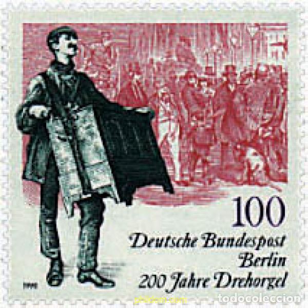 Sellos: 64855 MNH ALEMANIA. Berl&iacute;n 1990 200 A&Ntilde;OS DEL ORGANILLO