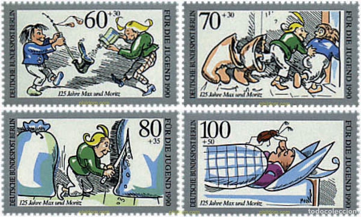 Sellos: 64853 MNH ALEMANIA. Berl&iacute;n 1990 PRO JUVENTUD