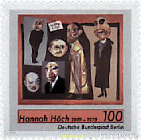 Sellos: 64846 MNH ALEMANIA. Berl&iacute;n 1989 CENTENARIO DEL NACIMIENTO DE HANNAH HOCH