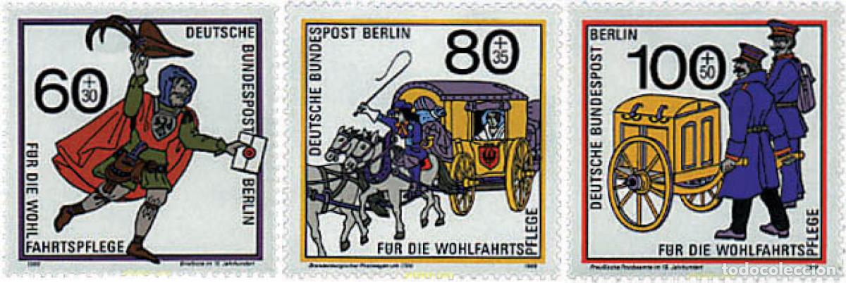 Sellos: 64850 MNH ALEMANIA. Berl&iacute;n 1989 A BENEFICIO DE OBRAS DE BENEFICENCIA.