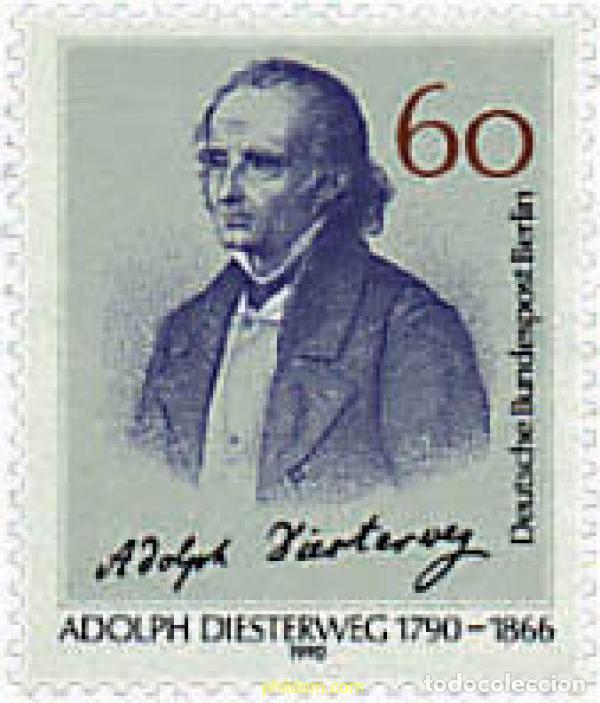 Sellos: 64859 MNH ALEMANIA. Berl&iacute;n 1990 BICENTENARIO DEL NACIMIENTO DE ADOLPH DIESTERWEG
