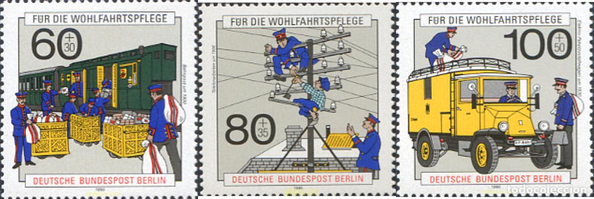 Sellos: 56411 MNH ALEMANIA. Berl&iacute;n 1990 HISTORIA POSTAL
