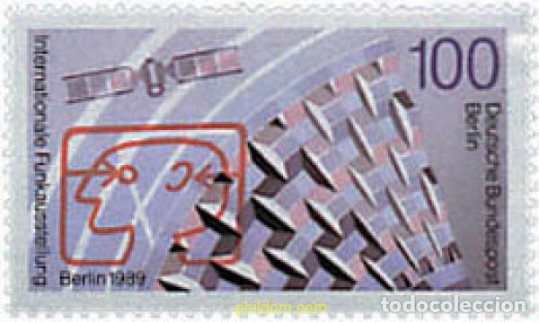 Sellos: 64840 MNH ALEMANIA. Berl&iacute;n 1989 EXPOSICION INTERNACIONAL DE RADIO Y TELEVISION EN BERLIN
