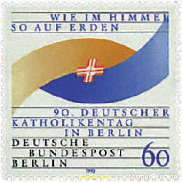 Sellos: 64856 MNH ALEMANIA. Berl&iacute;n 1990 90 JORNADA CATOLICA EN BERLIN
