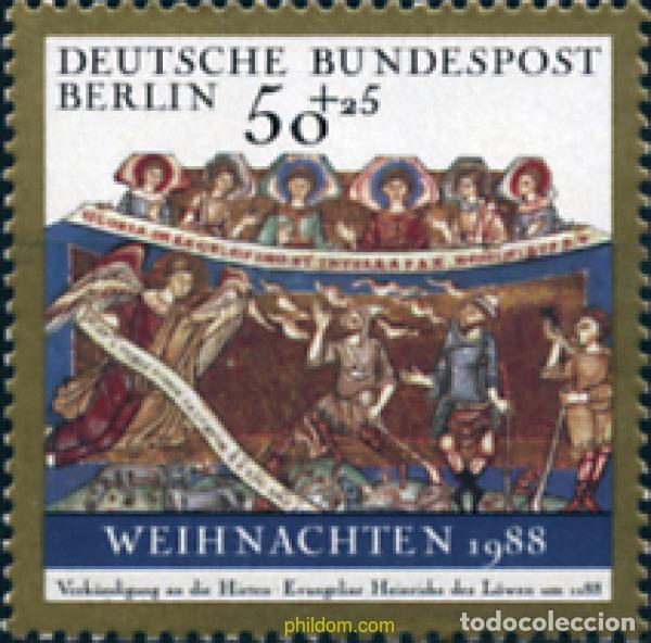Sellos: 131804 MNH ALEMANIA. Berl&iacute;n 1988 NAVIDAD