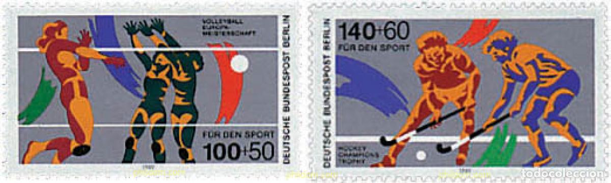 Sellos: 64848 MNH ALEMANIA. Berl&iacute;n 1989 PRO DEPORTE
