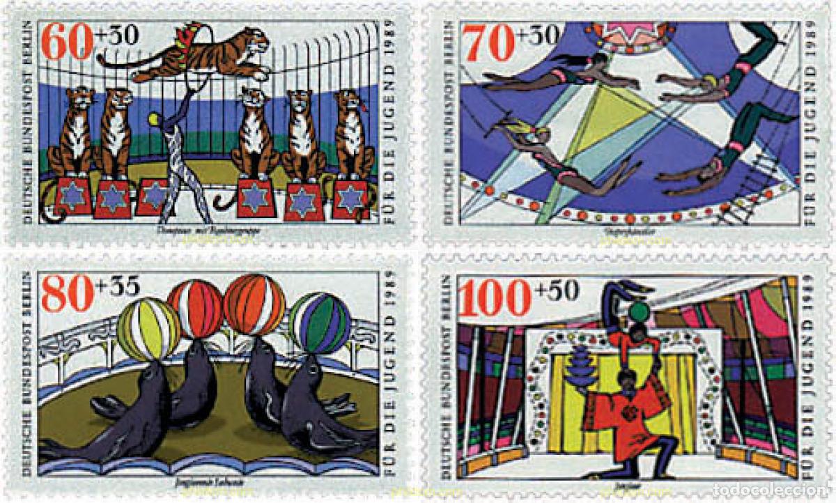 Sellos: 64849 MNH ALEMANIA. Berl&iacute;n 1989 A BENEFICIO DE LA JUVENTUD