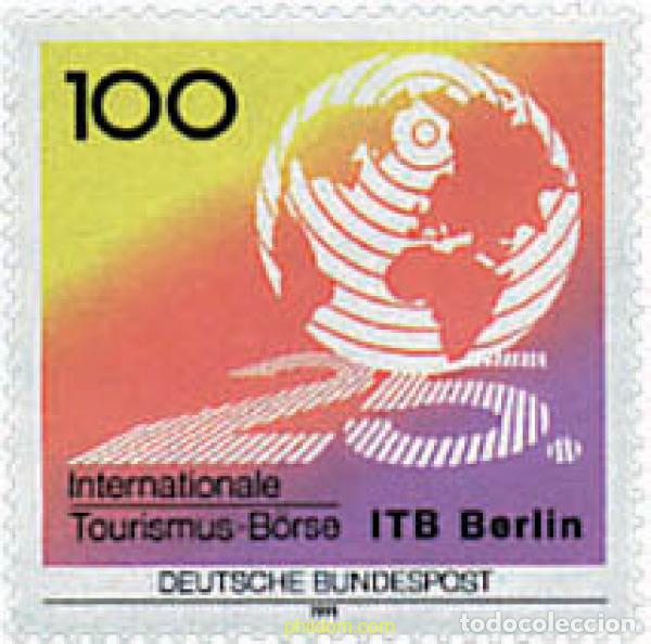 Sellos: 145988 MNH ALEMANIA FEDERAL 1991 BOLSA INTERNACIONAL DE TURISMO