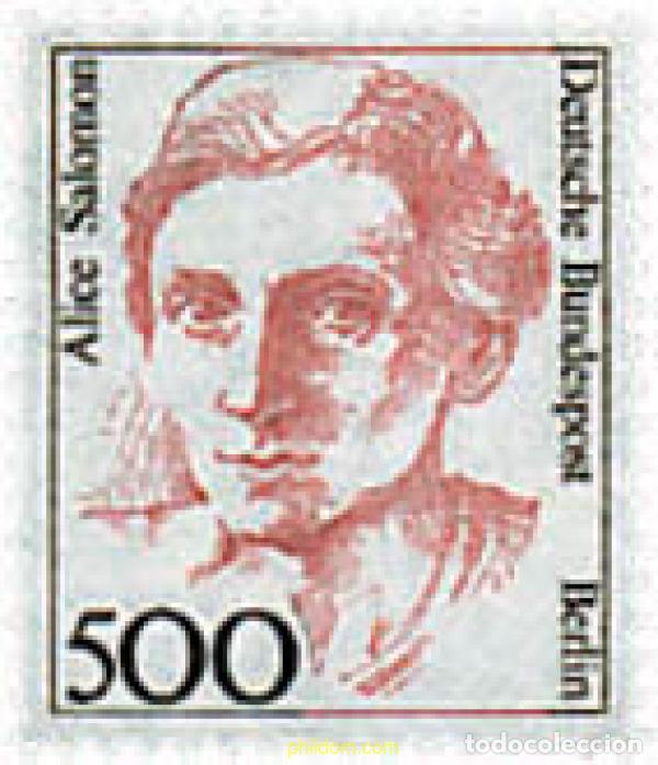 Sellos: 64832 MNH ALEMANIA. Berl&iacute;n 1989 MUJERES ALEMANAS FAMOSAS