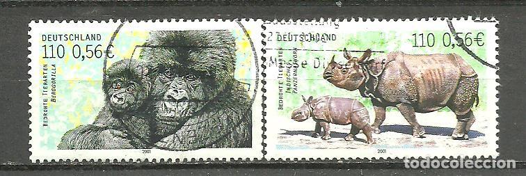 Sellos: ALEMANIA FEDERAL 2001 - MICHEL NRO. 2182-83 - USADO