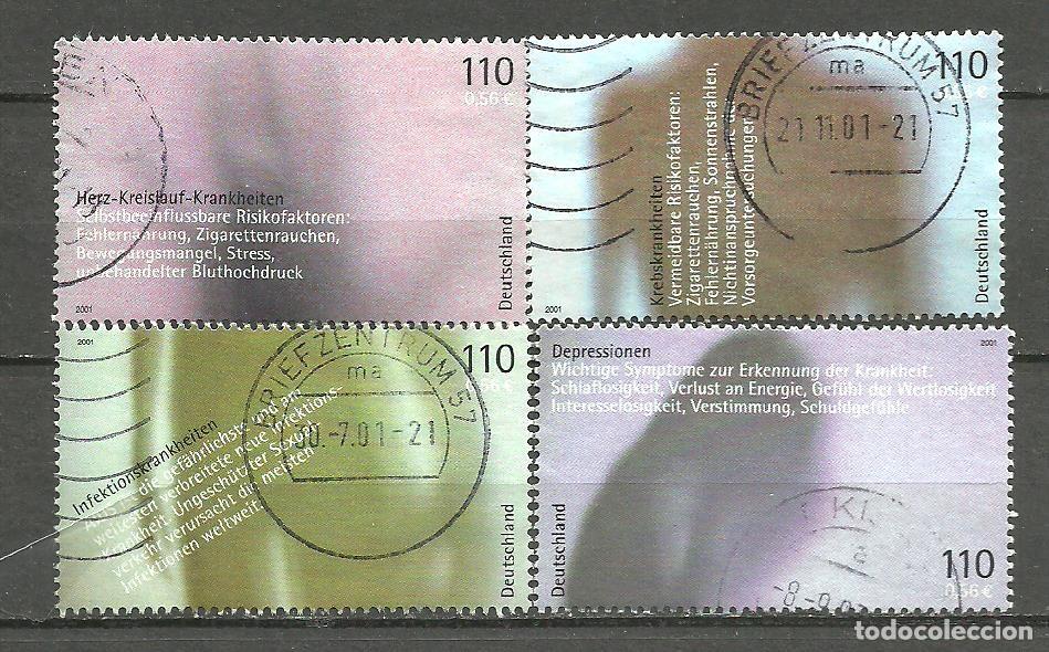 Sellos: ALEMANIA FEDERAL 2001 - MICHEL NRO. 2200-03 - USADO