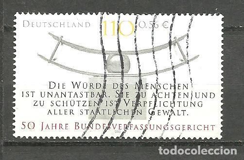 Sellos: ALEMANIA FEDERAL 2001 - MICHEL NRO. 2214 - USADO