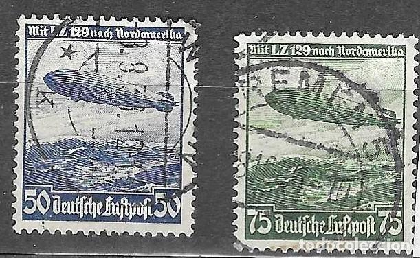 Sellos: SELLOS USADOS DE ALEMANIA REICH 1936, CORREO AEREO YT 55/ 56