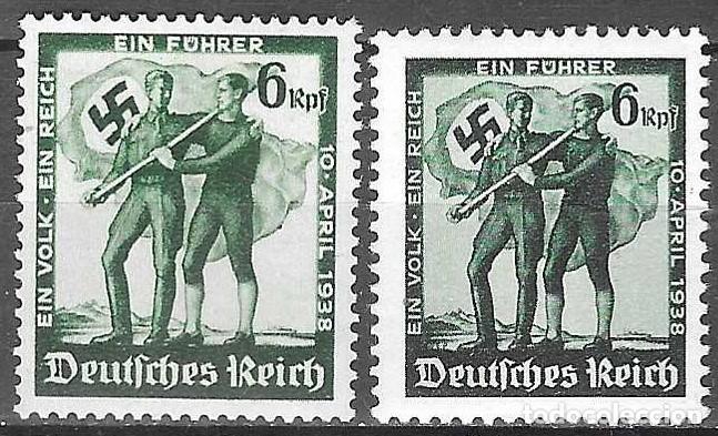Sellos: SELLOS* DE ALEMANIA REICH 1938, YT 605/ 06