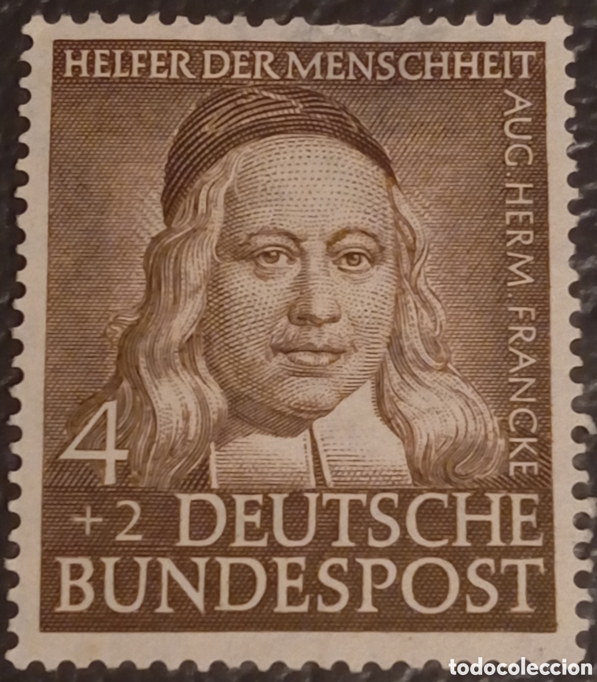 Sellos: Sello Alemania Occidental 1953 - Michel 173 MH - August H. Francke